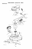 Mower_Deck__Cutting_Deck Diagram and Parts List for WE261 2011-02 - 96022000801 Weed Eater Lawn Tractor